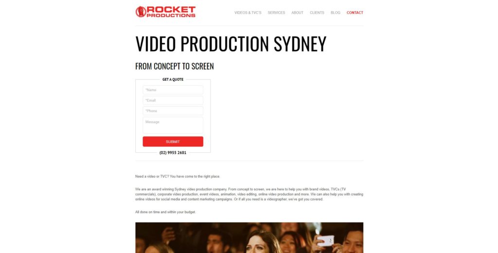 Top 100 Video Production Companies - Rocket Productions