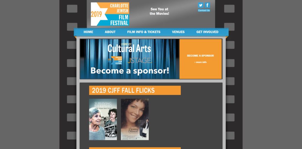 Charlotte Film Festivals - Charlotte Jewish Film Festival