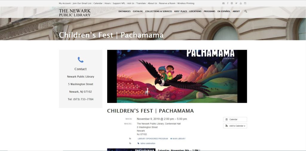 Children’s Fest - Pachamama - Animated Film and Crafts