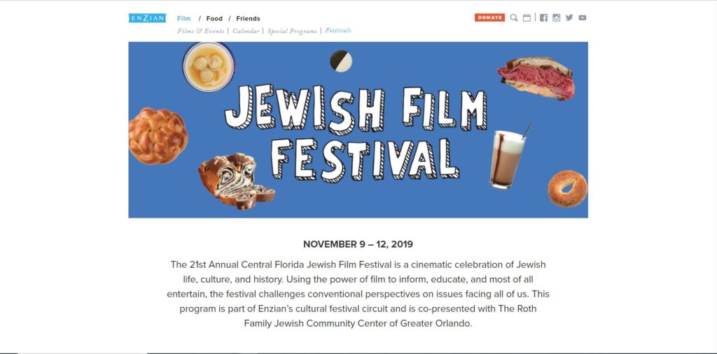 Orlando Film Festivals - Central Florida Jewish Film Festival
