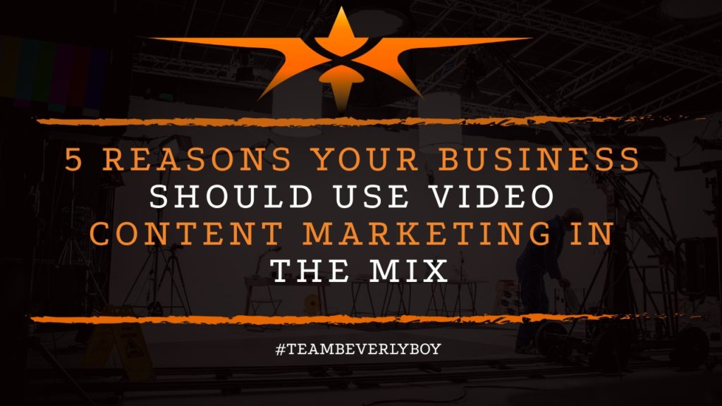 5 Reasons Your Business Should Use Video Content Marketing in the Mix