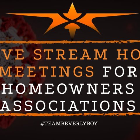 title Live stream HOA meetings amidst COVID-19