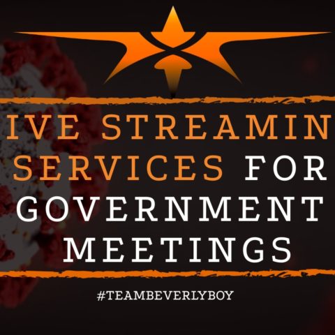 title live streaming government services meetings