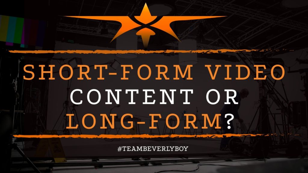 title short form video content or long form video content