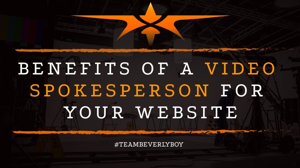 title benefits of a video spokesperson for your website