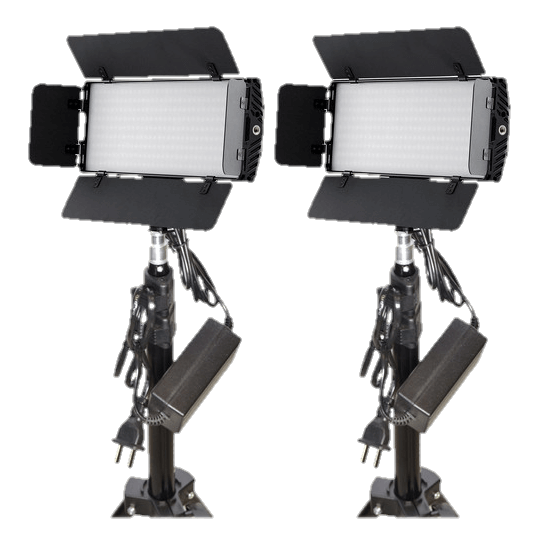 Bescor Photon LED 2-Light Kit-Transparent