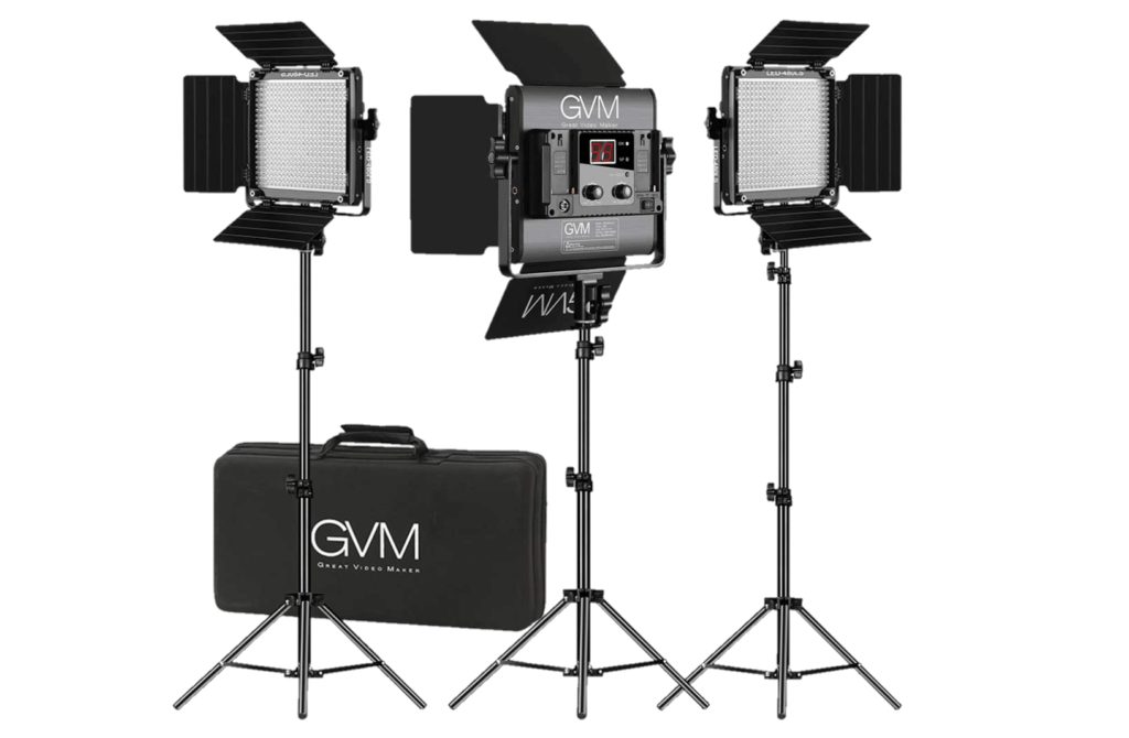 GVM Dimmable Bi-Color LED Light Kit- Transparent