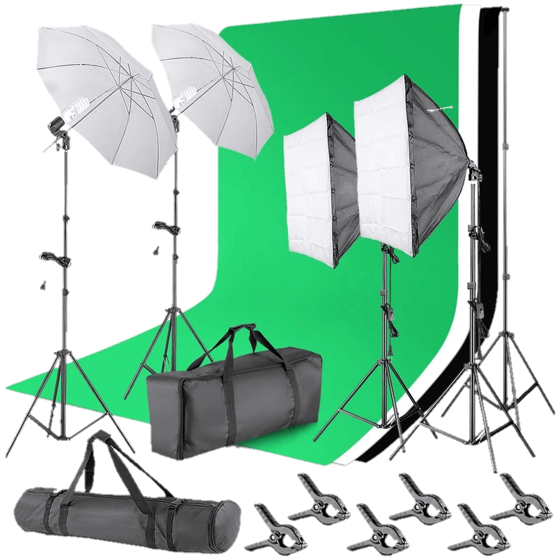 Neewer Background Support-System & Lighting Kit-Transparent