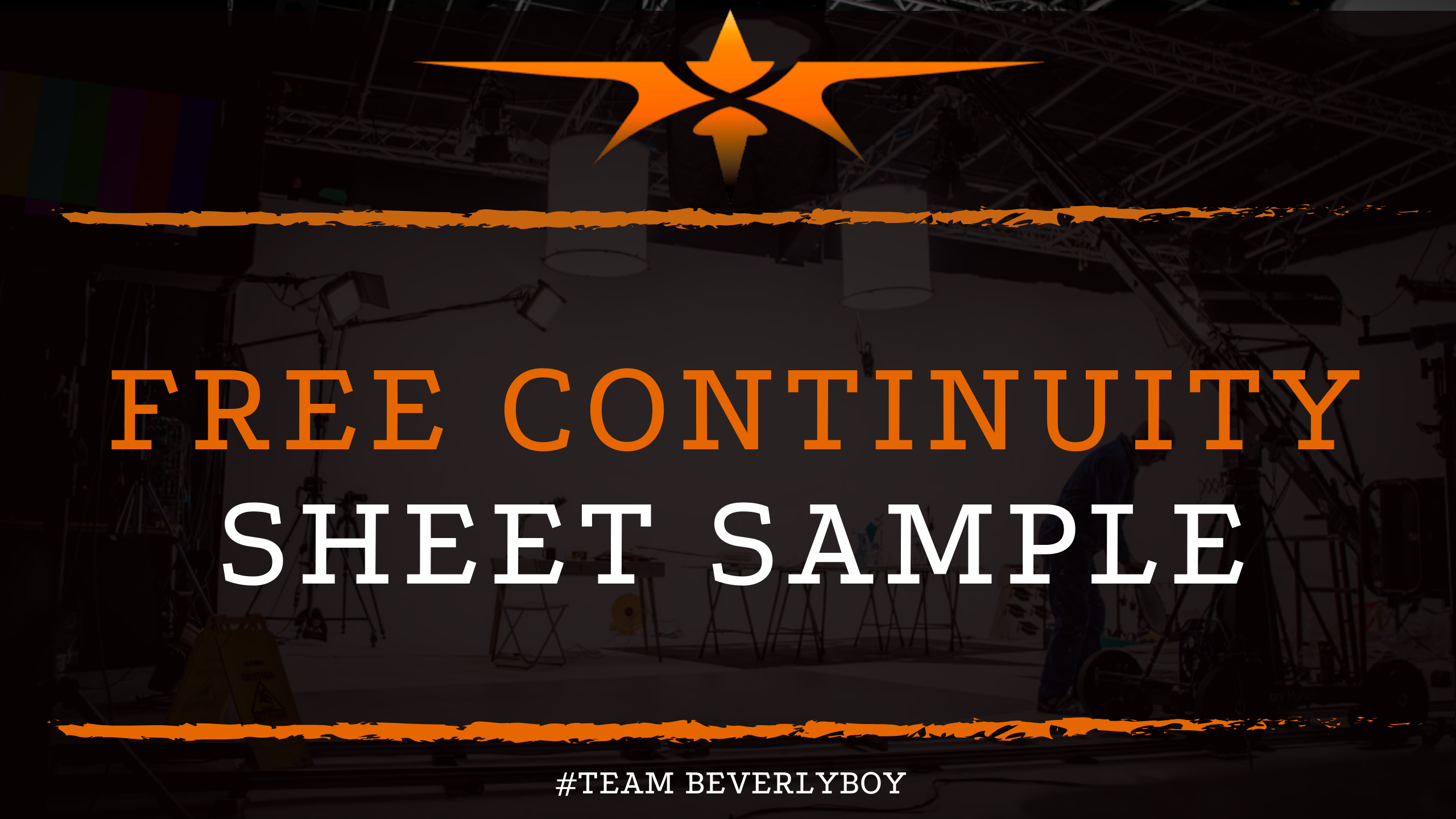 Free Continuity Sheet Sample - Beverly Boy Productions