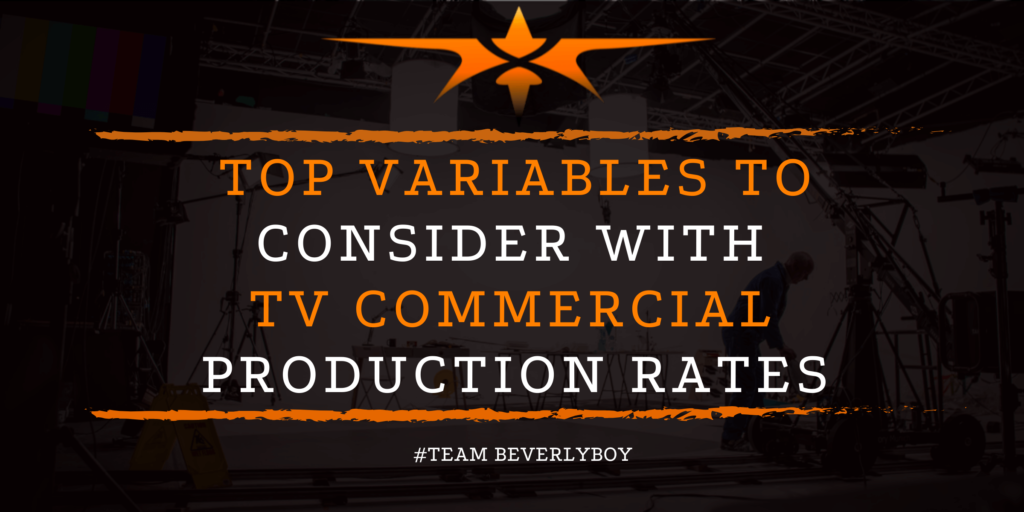 Top Variables to Consider with TV Commercial Production Rates