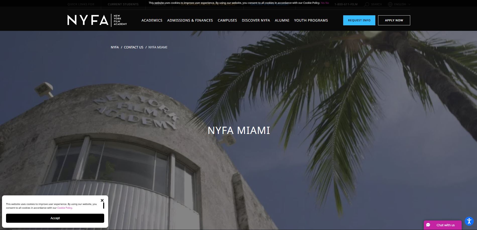 10. New York Film Academy South Beach