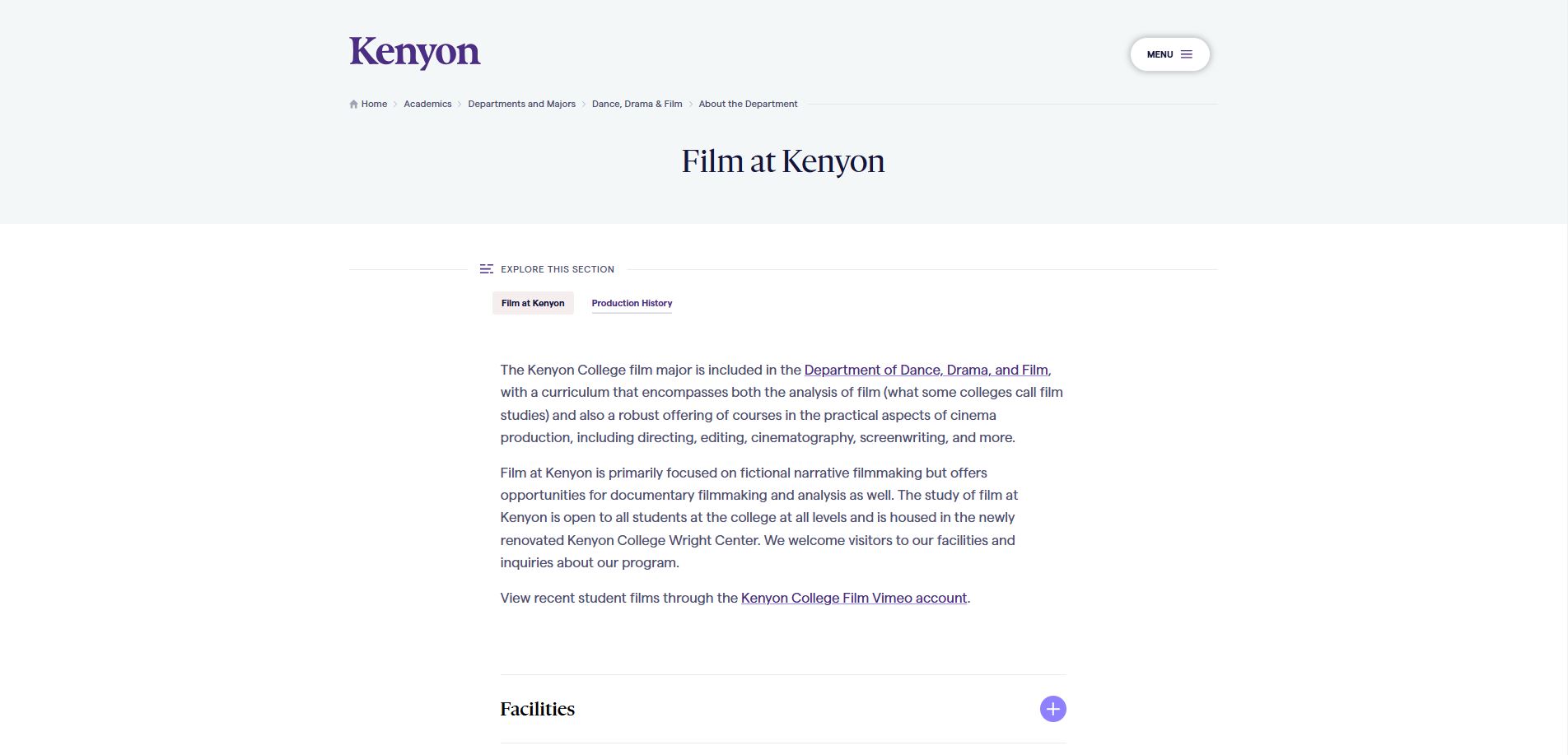 10. Kenyon College