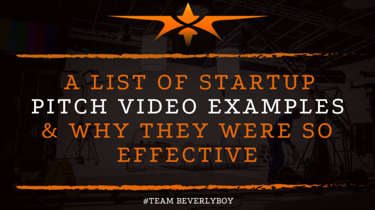 Startup Pitch Video Examples