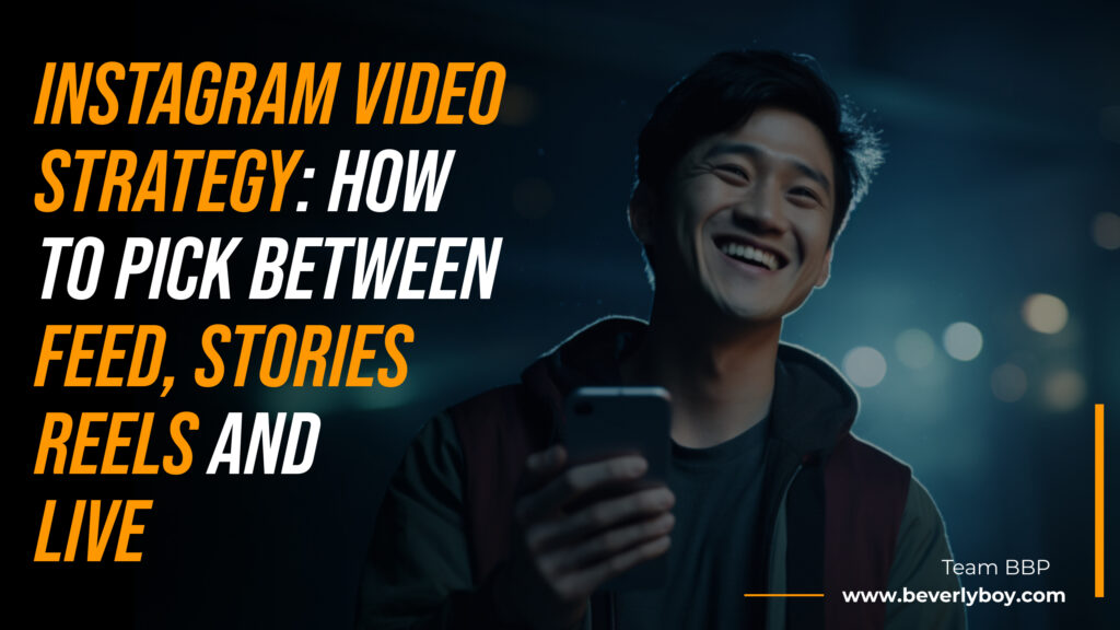 Instagram Video Strategy: How to Pick Between Feed, Stories, Reels, and Live